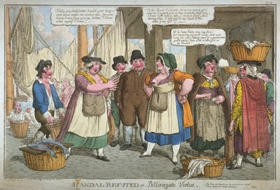 Scandalo confutato, o virtù di Billingsgate, 1818 da C. Williams